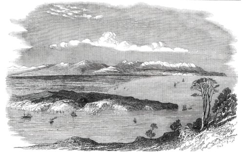 Site of the Canterbury Settlement, New Zealand, 1850. Creator: Unknown.