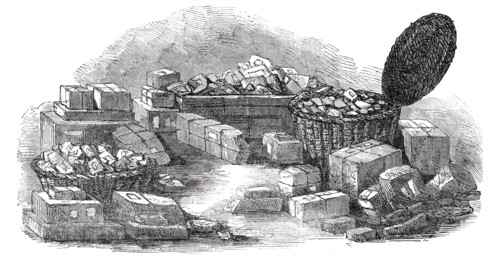 Extraordinary Accumulation of Postage Stamps, 1850. Creator: Unknown.