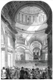 Anniversary Meeting of the Charity Children in St. Paul's Cathedral, Jun 6, 1850. Creator: Unknown.