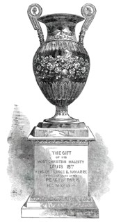 Vase presented by Louis XVIII. to the late Marquis of Londonderry, 1850. Creator: Unknown.