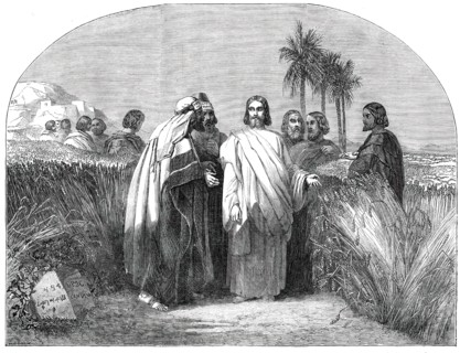 Christ with the Disciples in the Corn-Field..., 1850. Creator: Unknown.