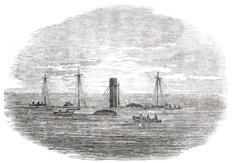 Wreck of the "Orion" at Low Water, 1850. Creator: Unknown.