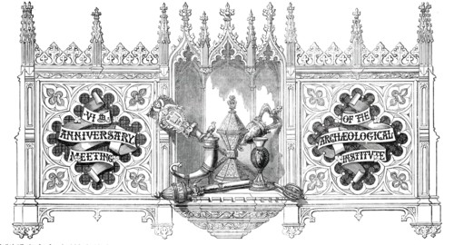 VIth Anniversary Meeting of the Archaeological Institute, 1850. Creator: Unknown.