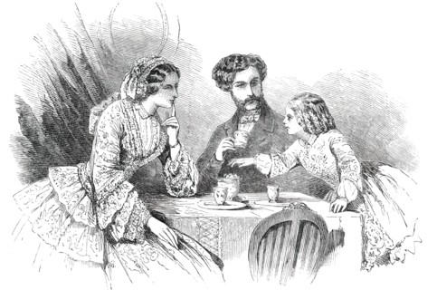 Paris Fashions for July - Morning Dress, 1850. Creator: Unknown.