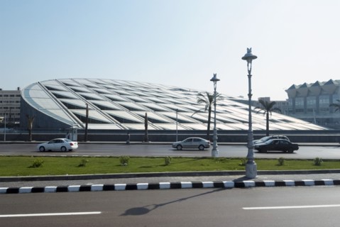 Bibliotheka Alexandrina, Alexandria, Egypt, 2007. Creator: Ethel Davies.
