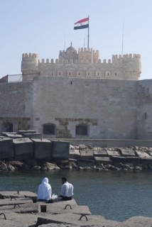 Fort and Harbour, Alexandria, Egypt, 2007. Creator: Ethel Davies.