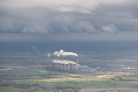 Eggborough Power Station, North Yorkshire, 2015. Creator: Dave MacLeod.