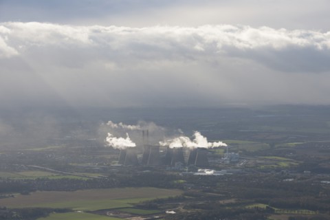 Ferrybridge Power Station, West Yorkshire, 2015. Creator: Dave MacLeod.