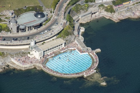 Tinside Lido, Plymouth, Devon, 2016. Creator: Damian Grady.