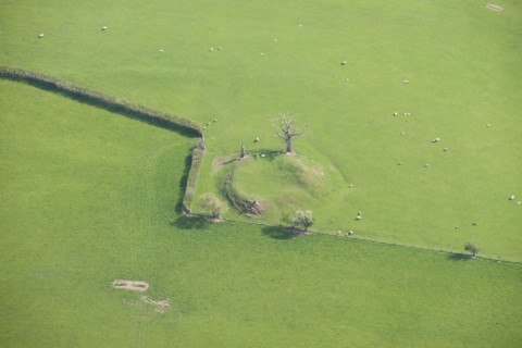 Cothill Tump, a motte castle, Herefordshire, 2016. Creator: Damian Grady.