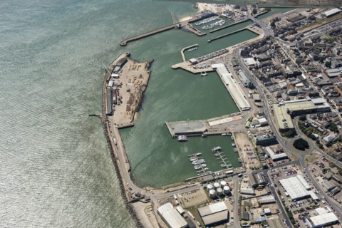 The harbour, town and High Street Heritage Action Zone, Lowestoft, Suffolk, 2016. Creator: Damian Grady.
