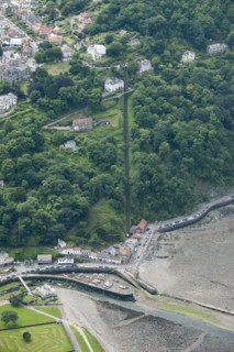 Lynton and Lynmouth Cliff Railway, Devon, 2016. Creator: Damian Grady.