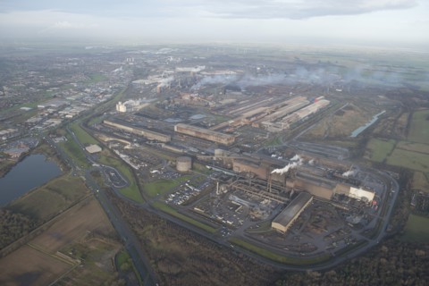 Scunthorpe Steel Works, North Lincolnshire, 2016. Creator: Dave MacLeod.