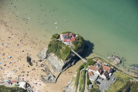 Boutique house on The Island, Towan Beach, Newquay, Cornwall, 2016. Creator: Damian Grady.