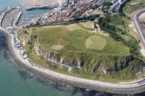 Scarborough Castle, North Yorkshire, 2018. Creator: Emma Trevarthen.