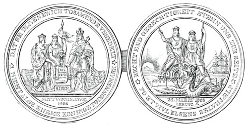 The Schleswig-Holstein Medal, 1850. Creator: Unknown.