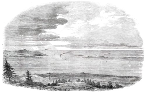 Louisburg Harbour, Cape Breton, 1850. Creator: Unknown.