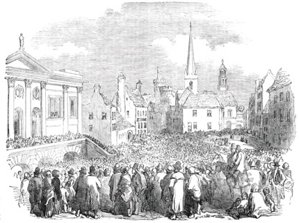 Great Tenant-Right Meeting at Kilkenny, 1850. Creator: Unknown.