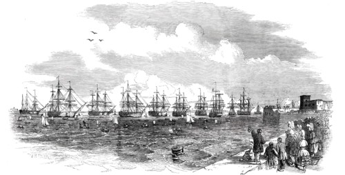 The French Squadron in Position, 1850. Creator: Unknown.