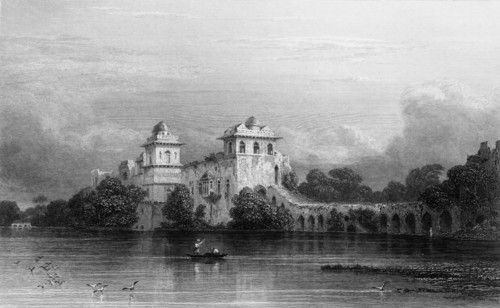 'The Water Palace, - Mandoo', 1834. Creator: Anthony Vandyke Copley Fielding.