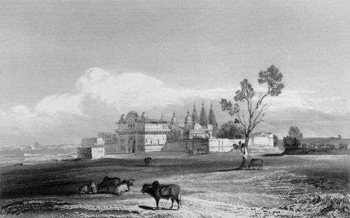 'Hindoo Temple at Chandngoan', 1835. Creator: Thomas Shotter Boys.