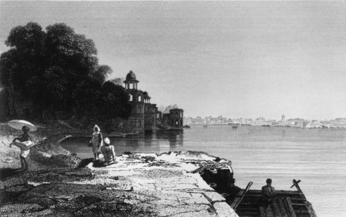 'Jahara Baug. - Agra', 1834. Creator: Thomas Shotter Boys.