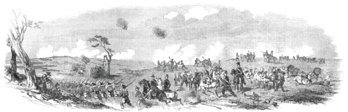 Schleswig-Holstein War - Danish Artillery and Infantry, 1850. Creator: Unknown.