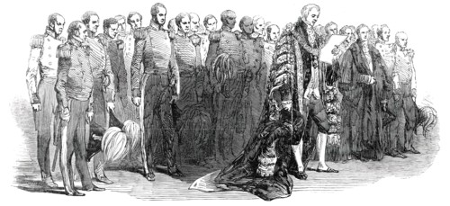 Deputation from the Court of Lieutenancy of the City of London, 1850. Creator: Unknown.
