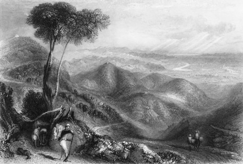 'Valley of the Dhoon, Himalaya Mountains', 1845. Creator: Unknown.