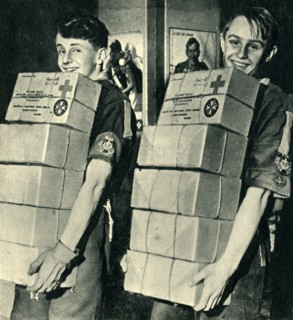 'Helping the Prisoners of War Parcels Scheme', 1944. Creator: Unknown.