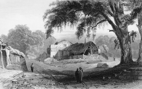 'The Pass of Makundra', 1834. Creator: William Purser.