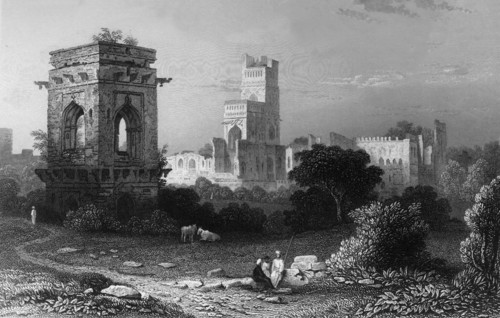 'Palace of the Seven Stories, - Beejapore', 1834. Creator: William Purser.