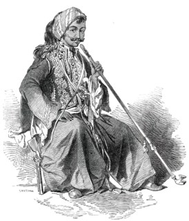 Emir Khanjar, the Prince of Baalbeck, Leader of the Insurrection of Damascus, 1850. Creator: Unknown.