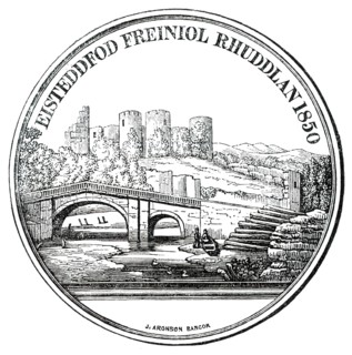 The Rhuddlan Royal Eisteddfod Prize Medal, 1850. Creator: Unknown.