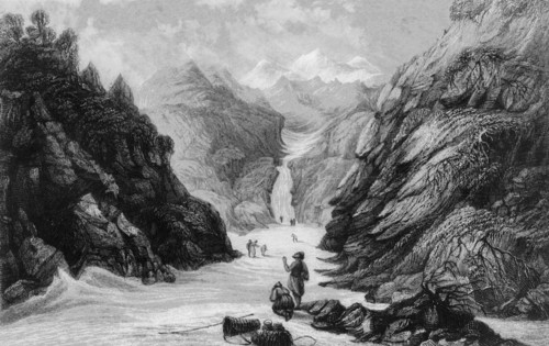 'Source of the River Jumna', 1845. Creator: Unknown.