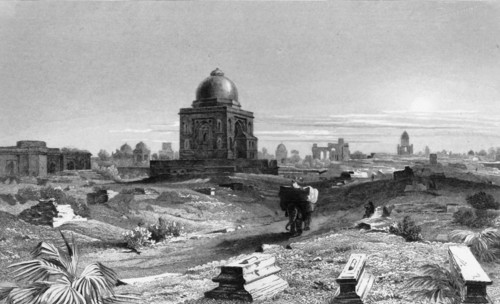 'Ruins South Side of Old Delhi', 1835. Creator: Thomas Shotter Boys.
