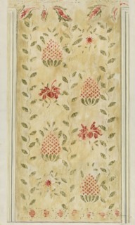Bedroom Stencil, 1935/1942. Creator: Mildred E Bent.