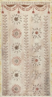 Stencilled Wall, 1935/1942. Creator: Mildred E Bent.