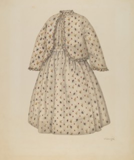 Dress, c. 1941. Creator: Virginia Berge.