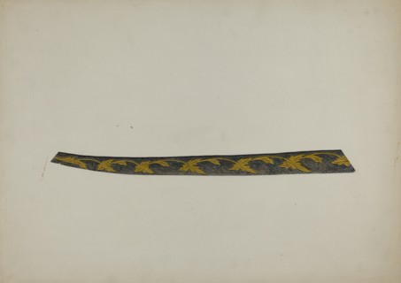 Ship's Trailboard, c. 1939. Creator: Sadie Berman.