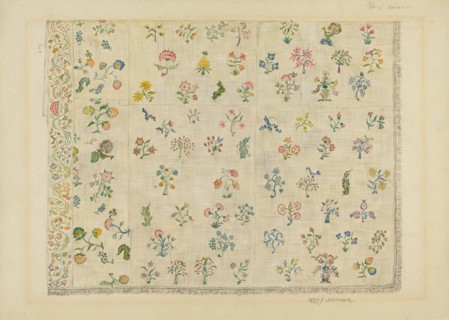 Bedspread, c. 1936. Creator: Mary Berner.