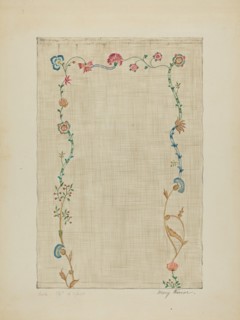 Bedspread, c. 1936. Creator: Mary Berner.