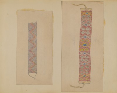 Neck Band, 1935/1942. Creator: Mary Berner.