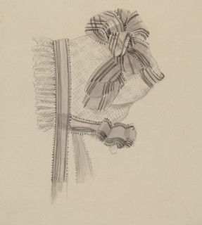 Bonnet, c. 1939. Creator: Ruth Bialostosky.