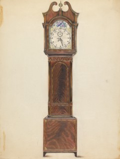 Clock, c. 1935. Creator: Ruth Bialostosky.