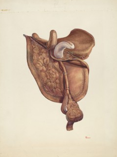 Saddle, c. 1941. Creator: Hal Blakeley.