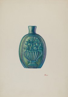 Flask, c. 1941. Creator: Hal Blakeley.