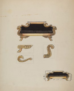 Sofa, c. 1936. Creator: Wellington Blewett.