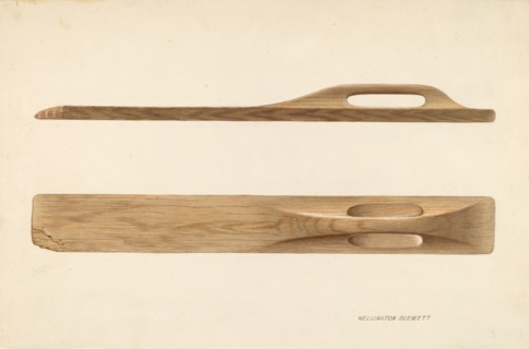 Bishop Hill: Mangle, c. 1936. Creator: Wellington Blewett.
