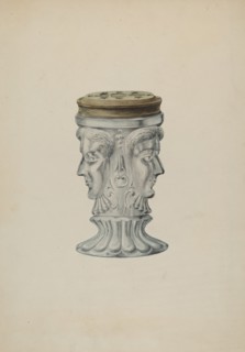 Salt Shaker, 1935/1942. Creator: Wellington Blewett.